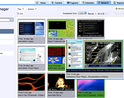 Player Screenshots in AerWave UI