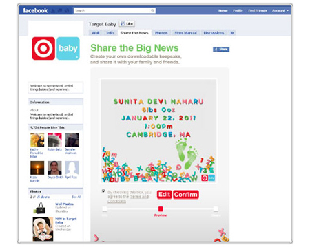 Facebook Target
