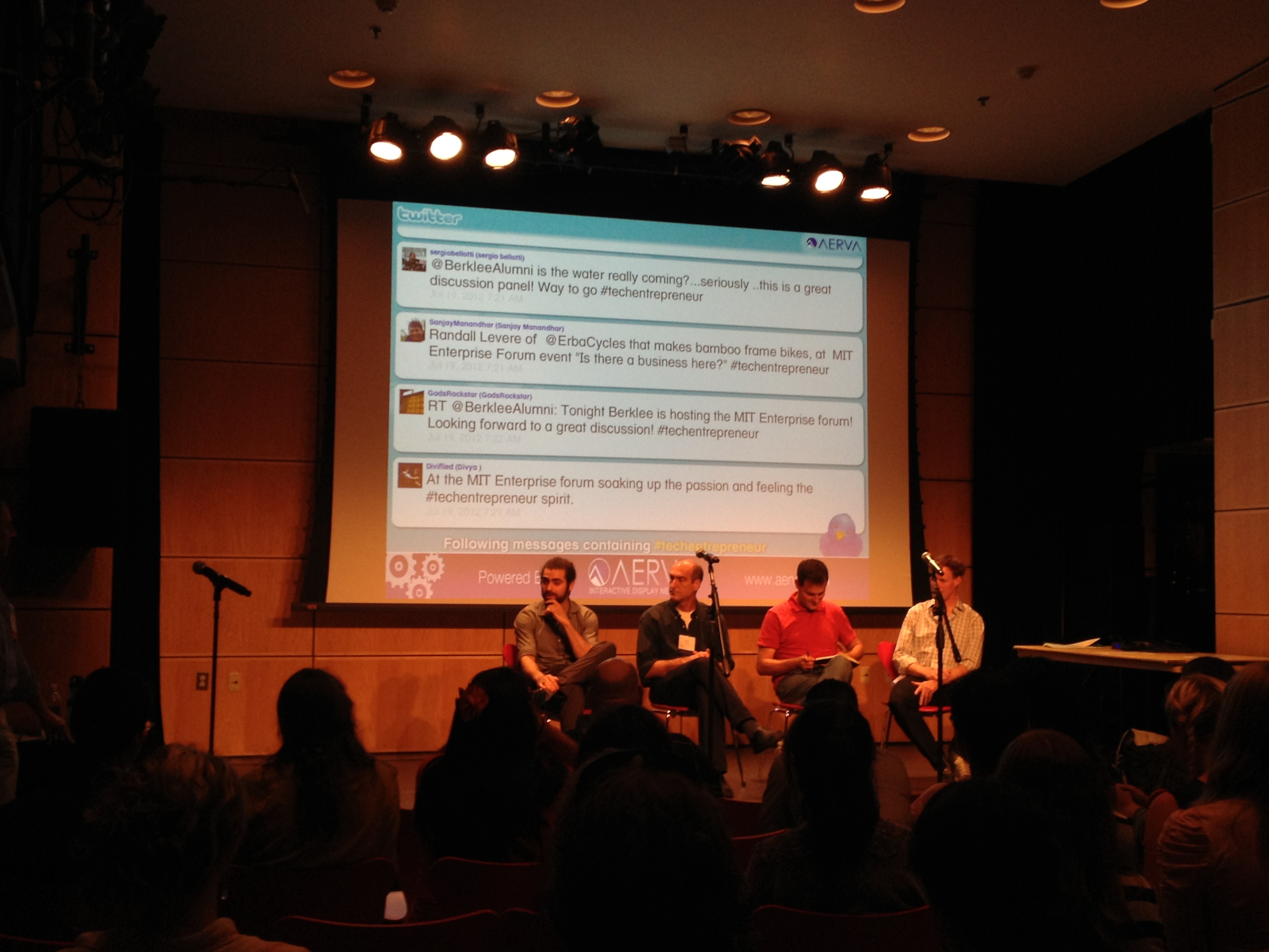 AerTweet at MIT Enterprise Forum