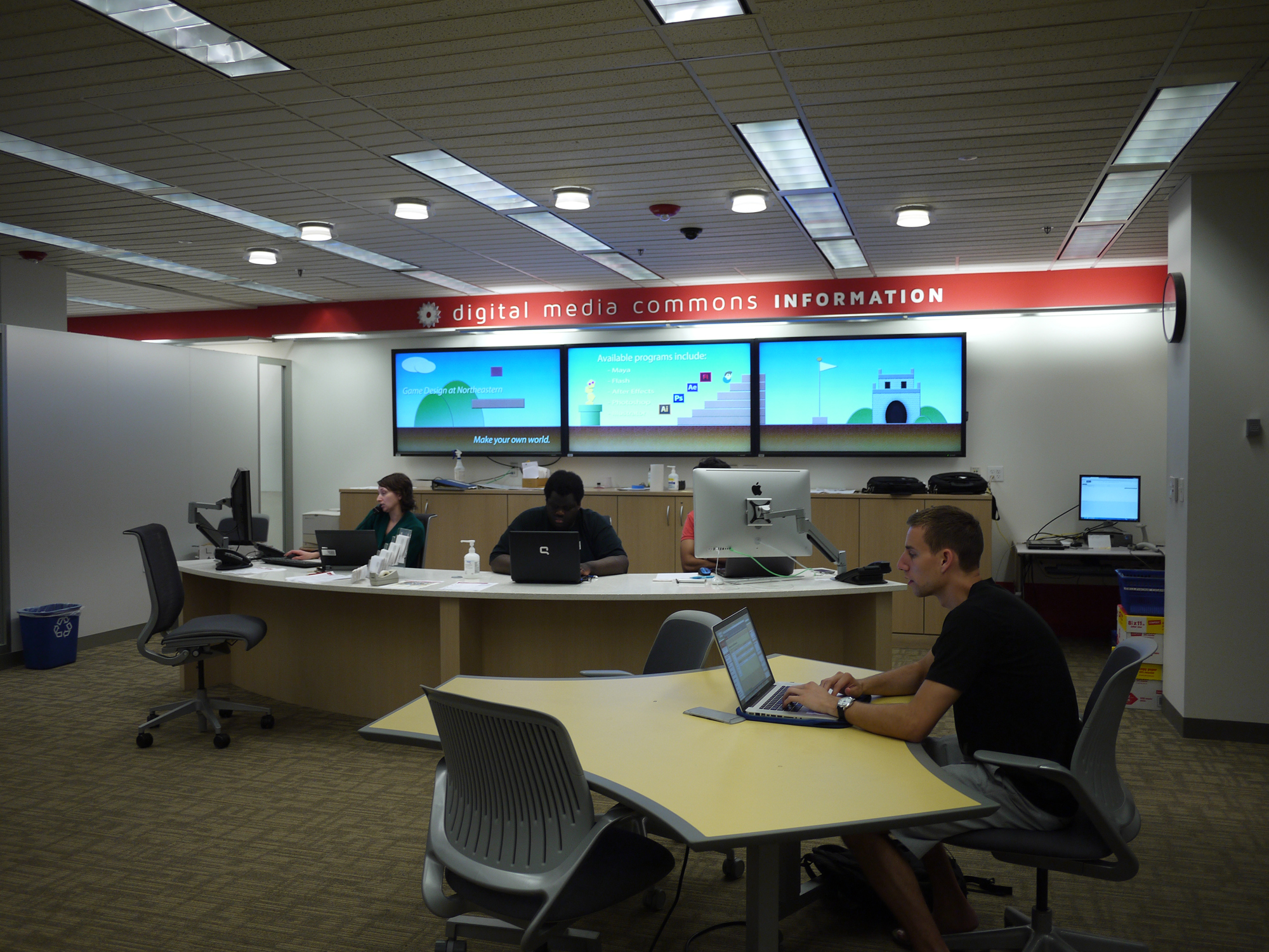 Aerva Digital Signage used at Northeastern University campus-wide