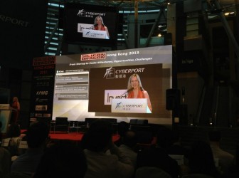 Silicon Dragon Hong Kong Features Aerva AerTweet on LED Wall