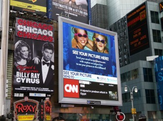 Clear Channel Spectacolor and Aerva Let Users Share onto Times Square Billboards