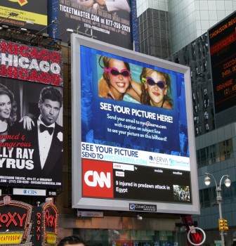 Clear Channel Spectacolor and Aerva Let Users Share onto Times Square Billboards