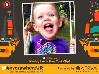 #EverywhereUR AerTweet Campaign in Celebration of Advertising Week 10th Anniversary