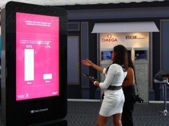 Aerva Interactivity for Clear Channel France at the University of MEDEF