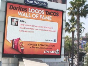 Taco Bell Selects Aerva for a Successful Product Launch Using Social Media Campaign on Billboards