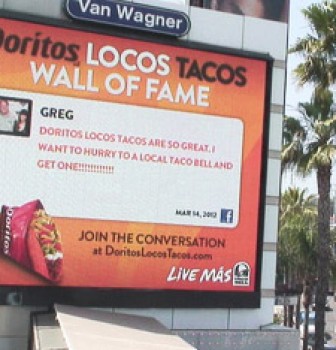 Taco Bell Selects Aerva for a Successful Product Launch Using Social Media Campaign on Billboards