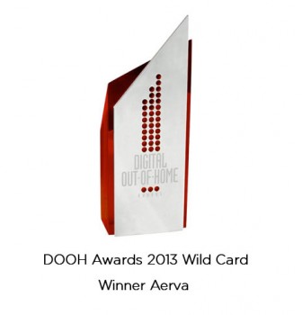 Aerva Wins DOOH Award from MediaPost
