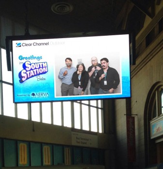 Clear Channel Outdoor and Aerva Demonstrate Real-time Photo Sharing, Digital Media Technologies at Boston South Station