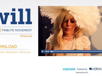 Viacom uses Aerva Picture-to-Screen for 9/11 Tributes on MTV Screen in Times Square