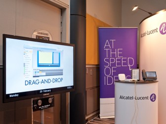 Aerva Drives Social Media Screens at Alcatel-Lucent Future of Broadband Event