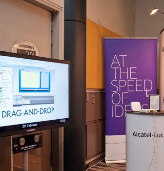 Aerva Drives Social Media Screens at Alcatel-Lucent Future of Broadband Event