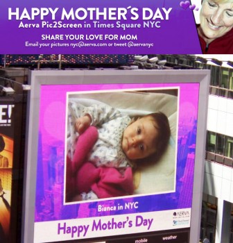 Show Love for Mom with Free Aerva NYC Pic2Screen Keepsake