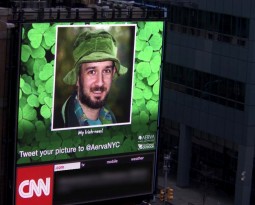 Celebrate St. Patrick’s Day by Showing Your Love for Green on Interactive Billboard
