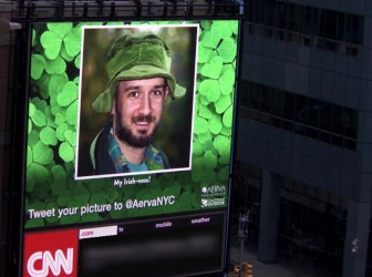 Celebrate St. Patrick’s Day by Showing Your Love for Green on Interactive Billboard