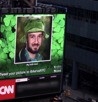 Celebrate St. Patrick’s Day by Showing Your Love for Green on Interactive Billboard